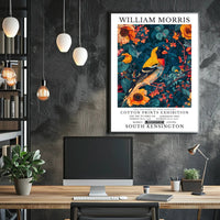William Morris Nature-Inspired Decorative Art Exhibition Poster