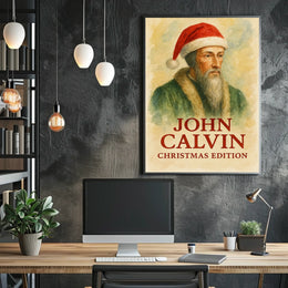 John Calvin Christmas Edition Historical or Presidential Poster