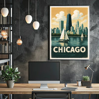 Chicago Skyline Poster