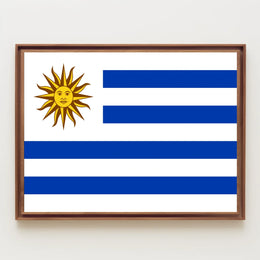 Uruguay Flag Poster