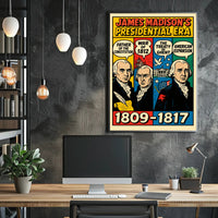 James Madison's Presidential Era Poster PosterGoat