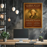 George Wythe Architect Of Justice Poster