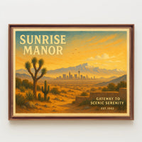 Gateway to Scenic Serenity Travel Poster