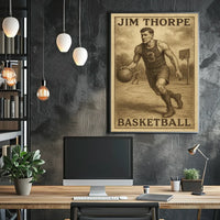 Vintage Adventure Landscape Art Poster