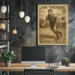 Vintage Adventure Landscape Art Poster