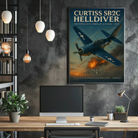 Curtiss SB2C Helldiver: WWII Poster Classic
