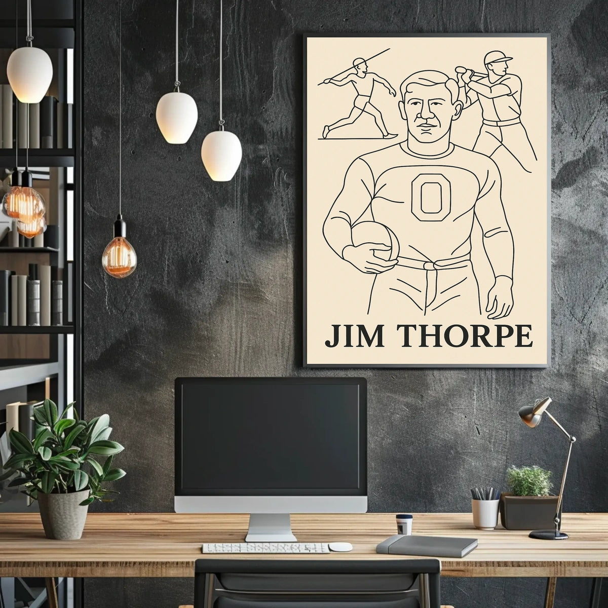 Jim Thorpe Tribute Poster