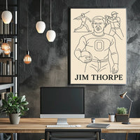 Jim Thorpe Tribute Poster