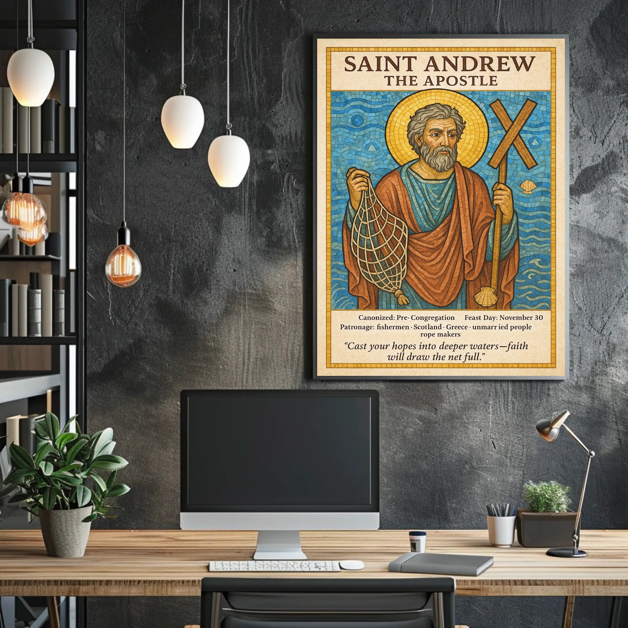 Saint Andrew the Apostle Poster PosterGoat