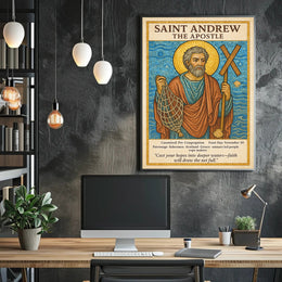 Saint Andrew the Apostle Poster PosterGoat