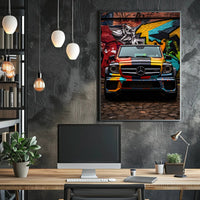 Vibrant Urban Ride Poster PosterGoat