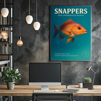 Snappers The Underwater World Poster PosterGoat