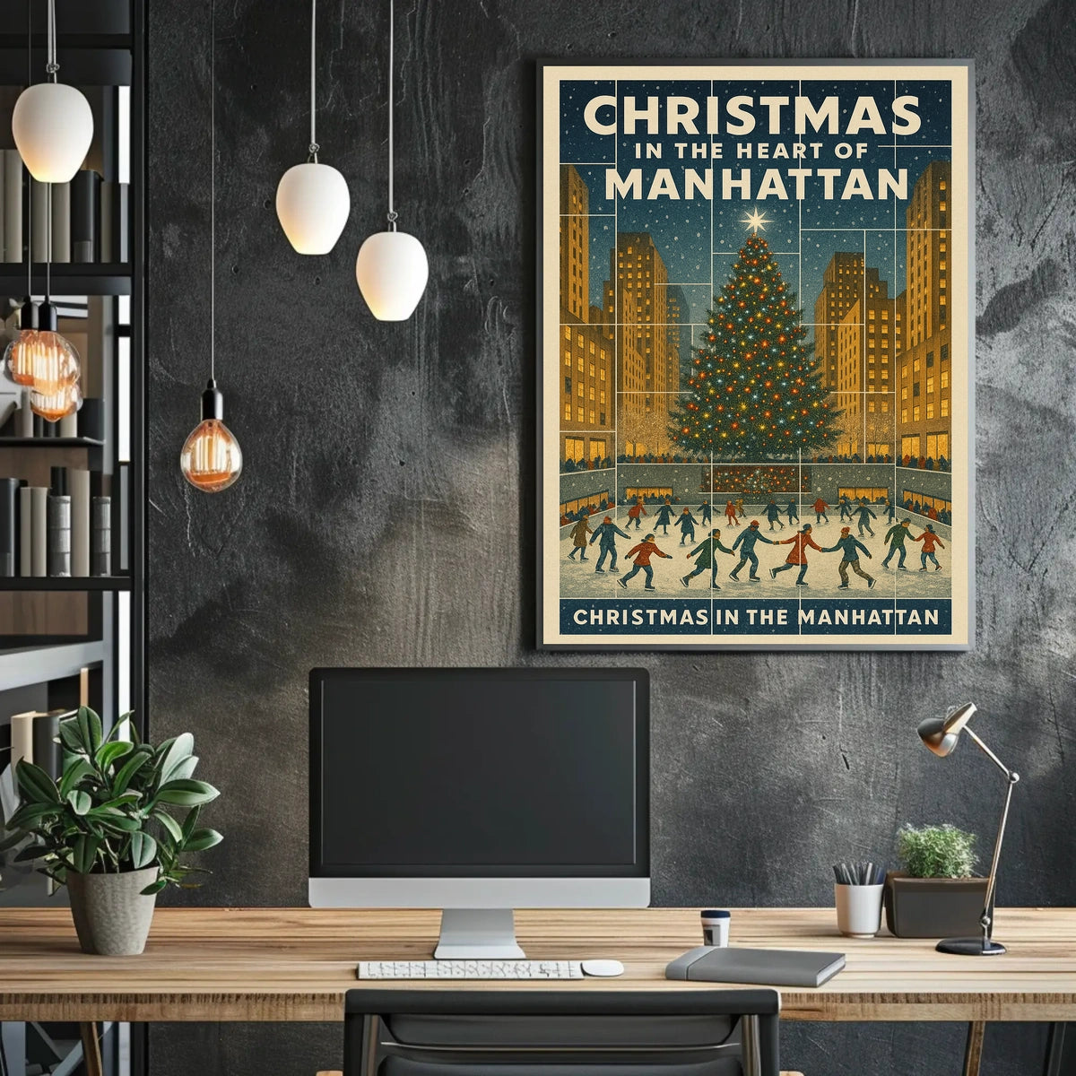 Christmas In The Heart Of Manhattan Poster
