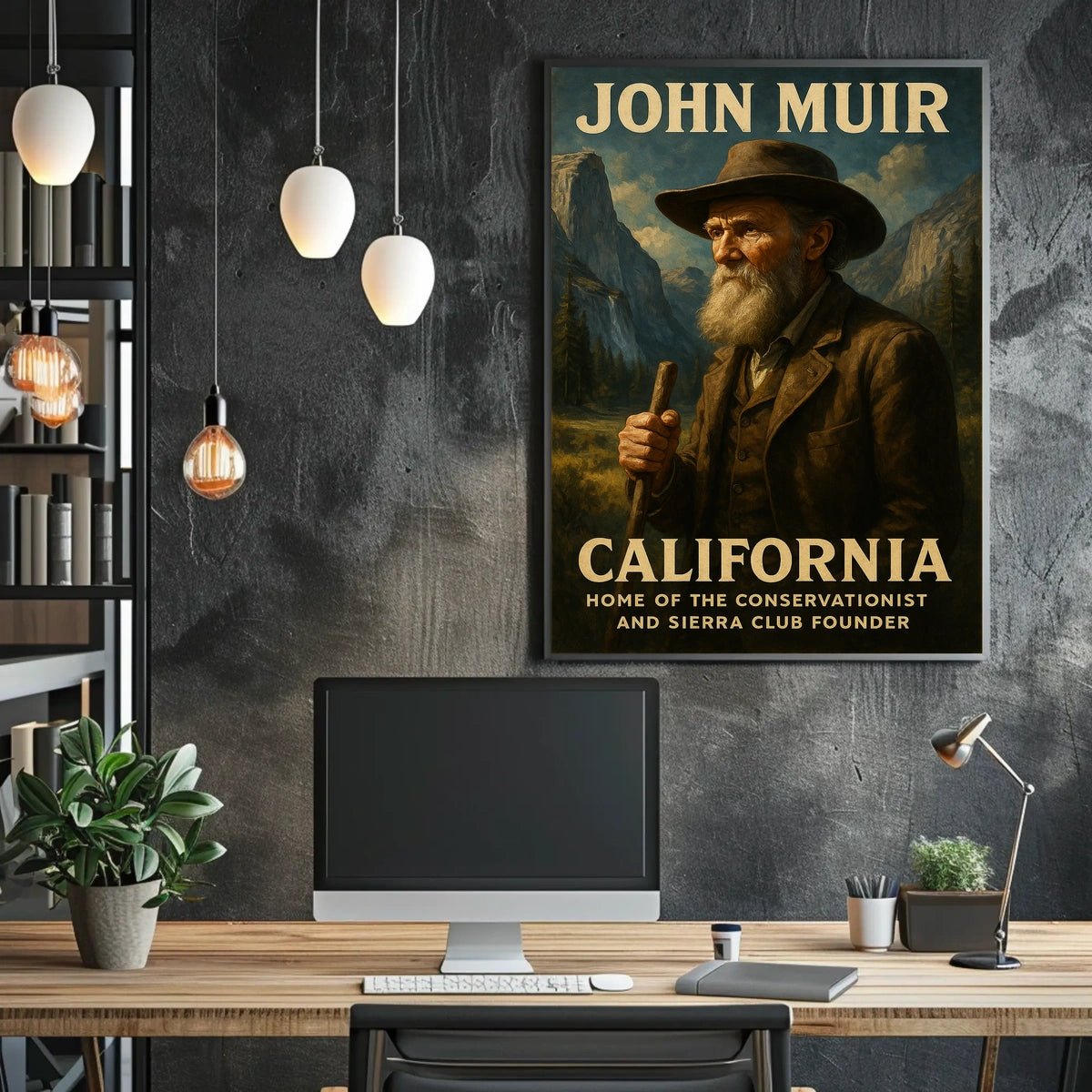 John Muir Conservationist And Sierra Poster