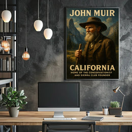 John Muir Conservationist And Sierra Poster
