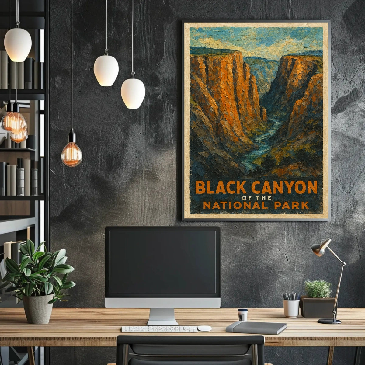 Black Canyon Of The National Park Poster