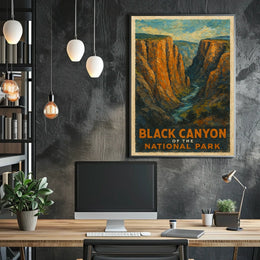 Black Canyon Of The National Park Poster