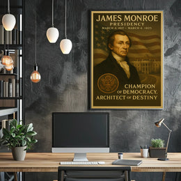 Leader’s Legacy James Monroe Historical or Presidential Poster