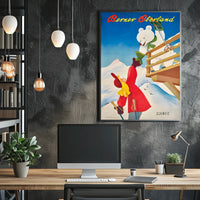Berner Oberland Winter Adventure Poster
