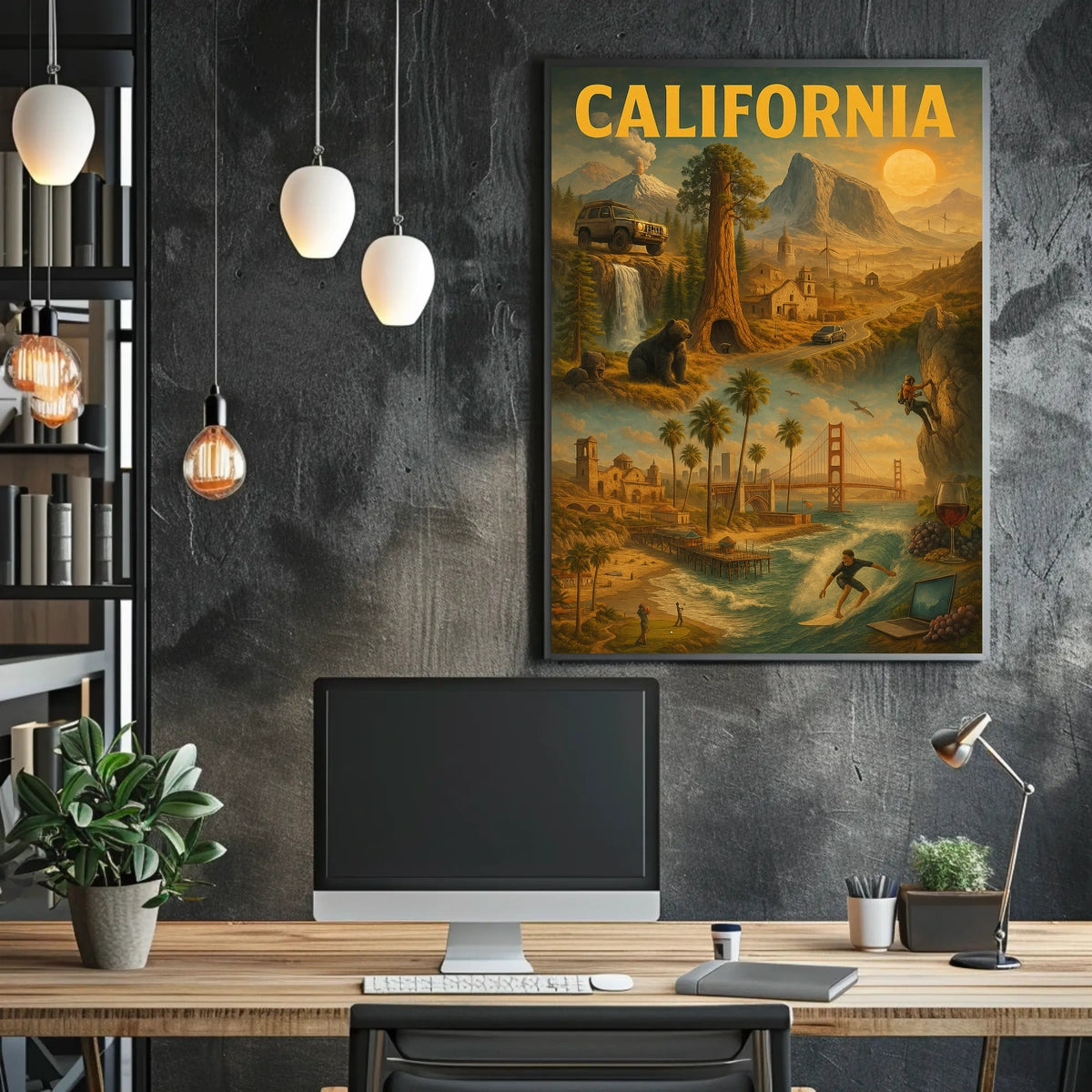 California Dreamscape Poster