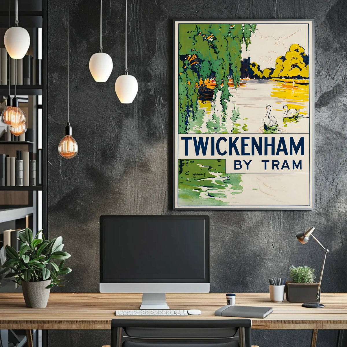 Twickenham By Tram Poster