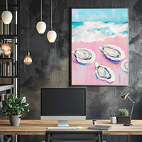 Oceanic Bliss Pastel Coastal Poster Wall Art