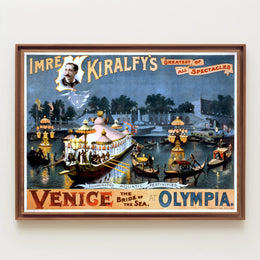 Venetian Festive Spectacle Cultural or Heritage Poster