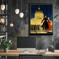 Enigmatic Night at the Grand Dome Poster