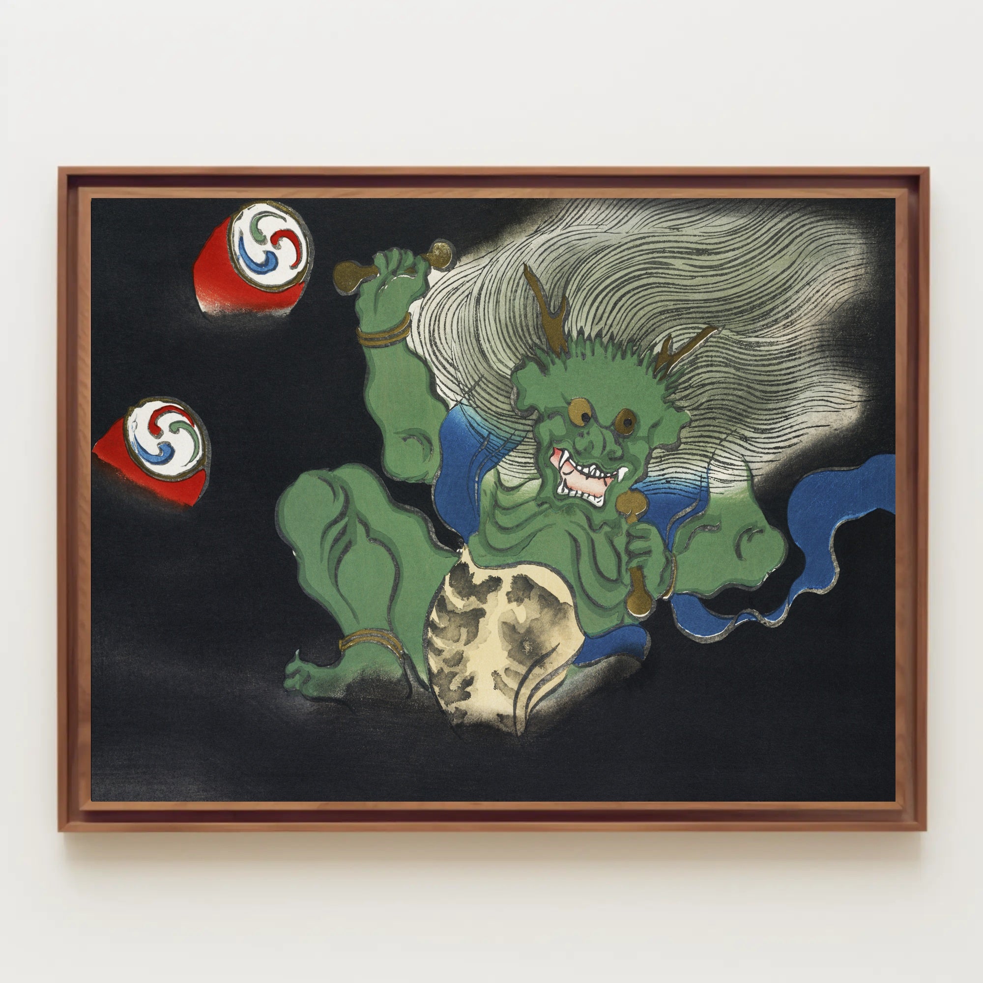 Japanese Oni Art: Mythical Creature Fantasy or Mythology Poster