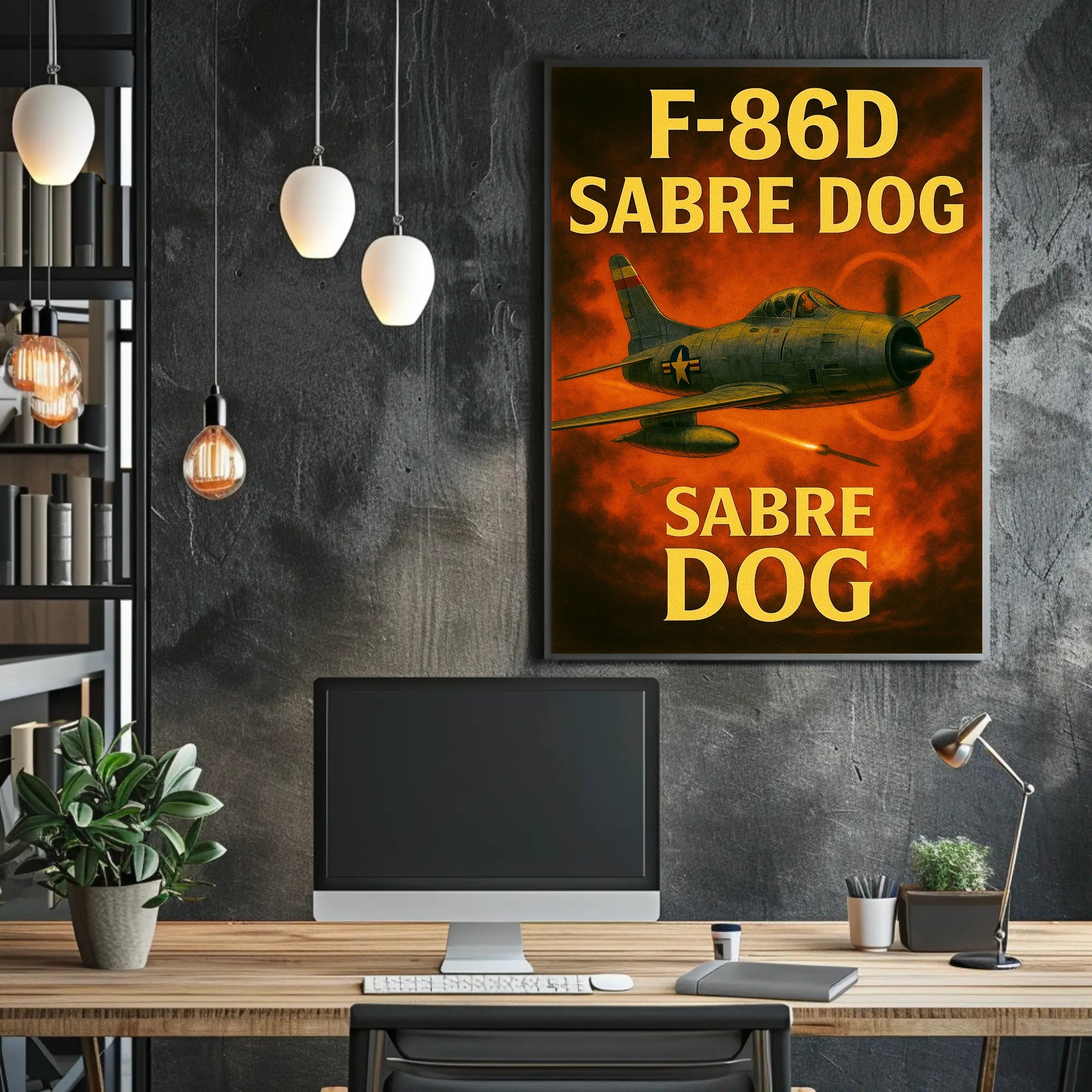 F-86D Sabre Dog Poster PosterGoat