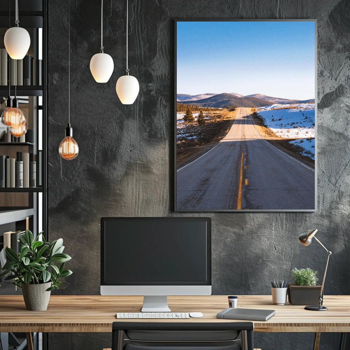 Open Road To The Horizon Poster