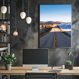 Open Road To The Horizon Poster