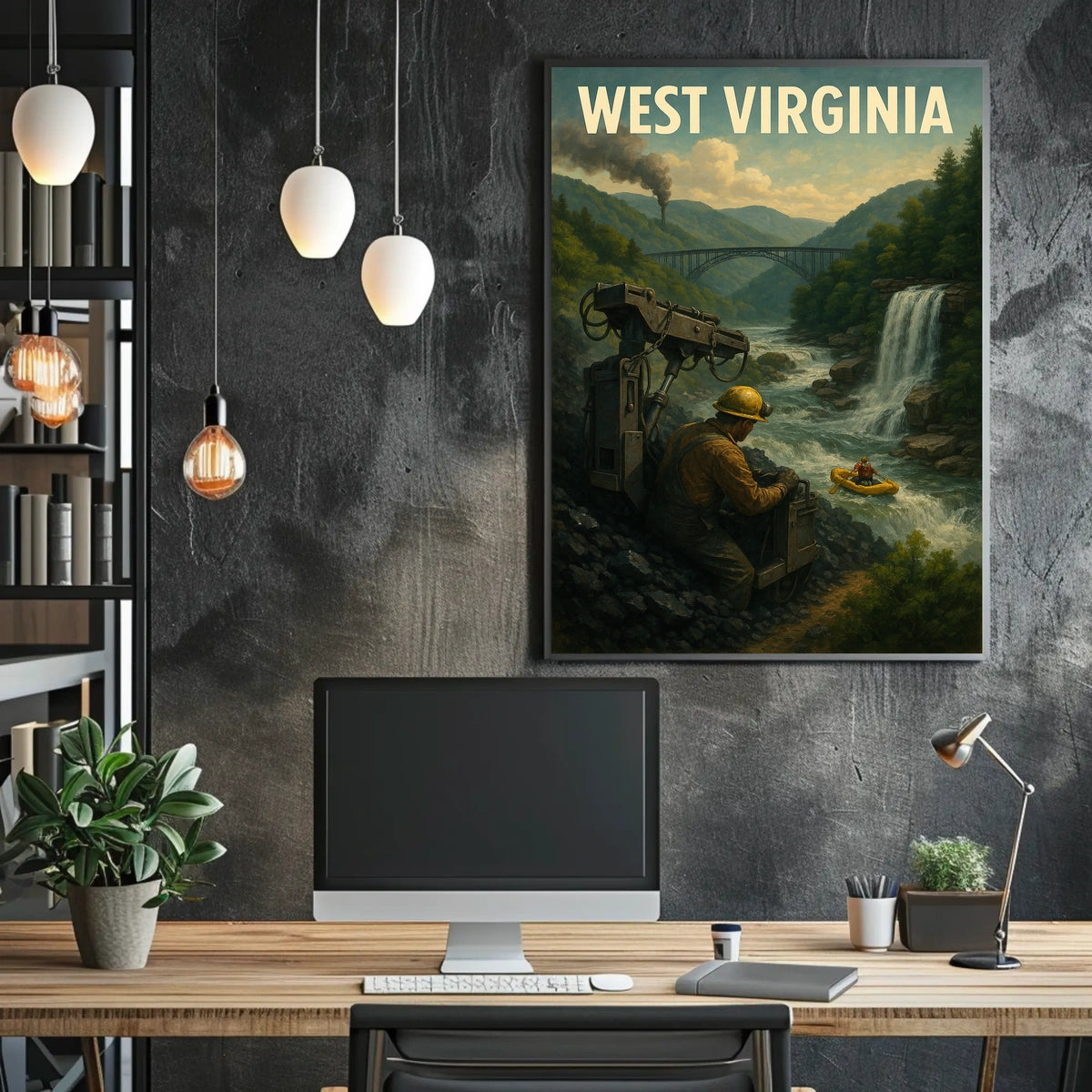 West Virginia Landscape Poster