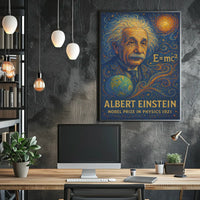 Albert Einstein Nobel Laureate Poster