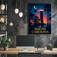 South Carolina Lighthouse Poster