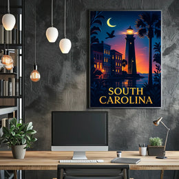 South Carolina Lighthouse Poster