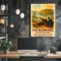 Vicksburg Civil War Siege Poster
