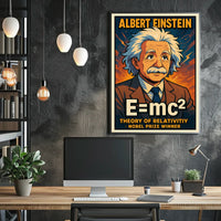 Albert Einstein Theory Of Relativity Poster