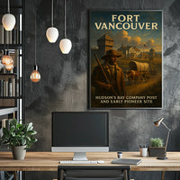 Fort Vancouver HudsonS Bay Company Poster