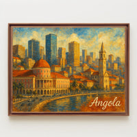 Angola Cityscape Poster
