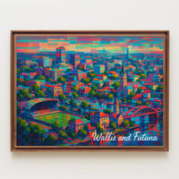 Wallis and Futuna Cityscape Poster