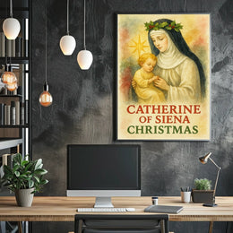 Catherine of Siena Religious Heritage Artistic Poster