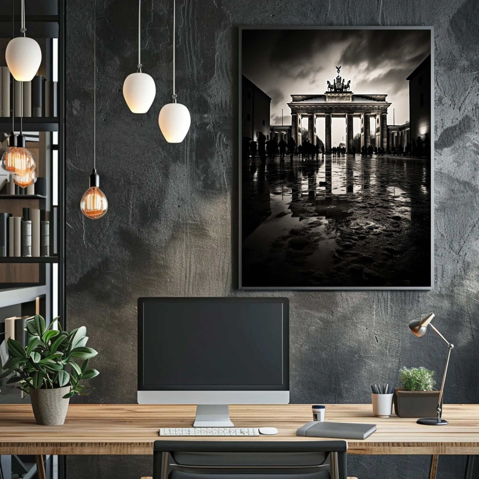 The Brandenburg Gate At Dusk Poster