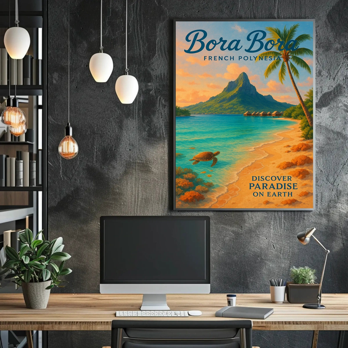 Bora Bora Discover Paradise Poster