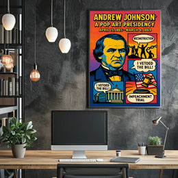 Andrew Johnson 17th President Poster