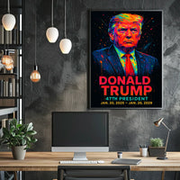 Donald Trump Neon Legacy in Motion Poster