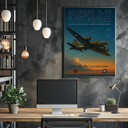 Boeing B-17 Flying Fortress Poster