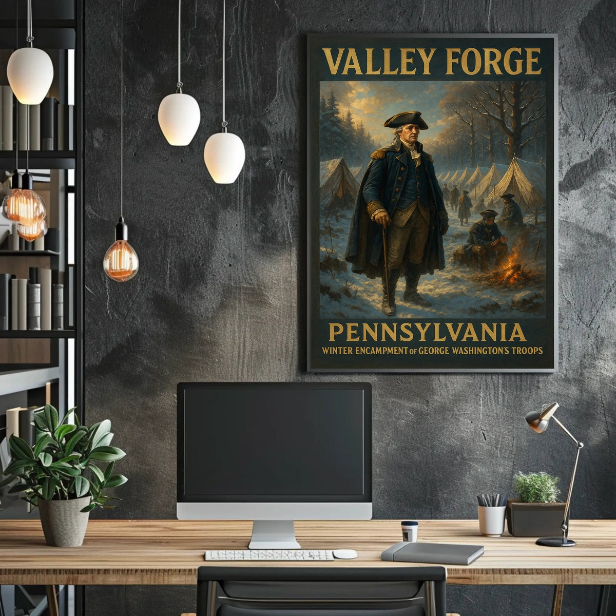 George Washington At Valley Forge Poster