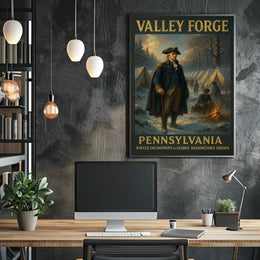 George Washington At Valley Forge Poster