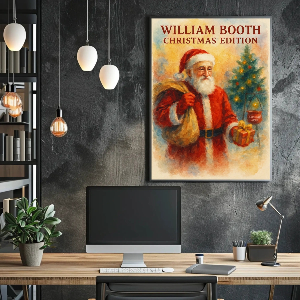 Santa Claus Vintage Charm Christmas Cultural Heritage Poster